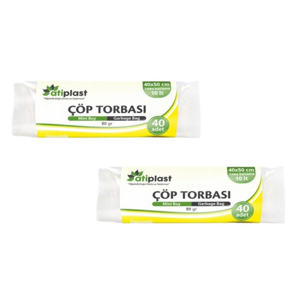 Atiplast Çöp Torbası Mini 40x50 cm (80 gr) - 1