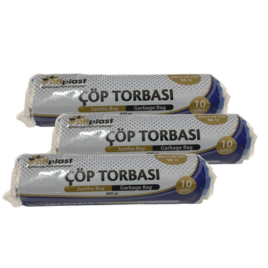 Atiplast Mavi Çöp Torbası Jumbo 80X110 cm (400 Gr) - Atiplast