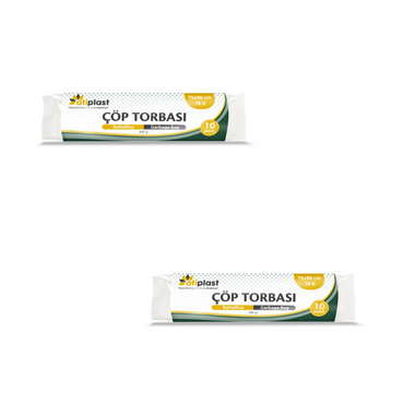 Atiplast Siyah Çöp Torbası 75x90 cm (400gr) - Atiplast