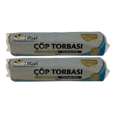 Atiplast Siyah Çöp Torbası Jumbo 80X110 cm (800 Gr) - Atiplast