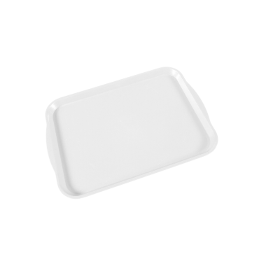 Beyaz Renk Plastik Tepsi 23x31 - 