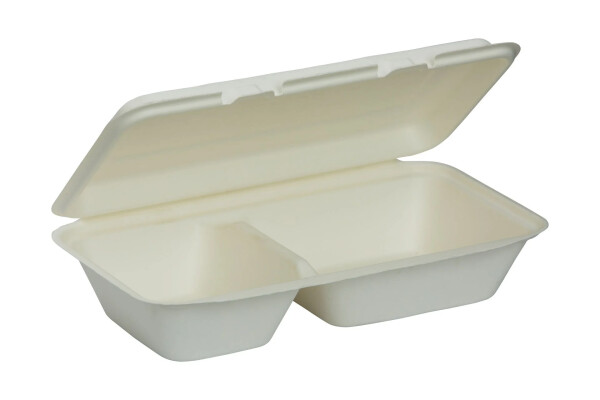 Ekolojik Kapaklı Tabak 2 Gözlü 1200 ml - 