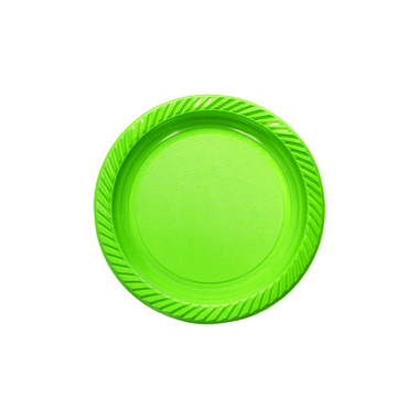 Fıstık Yeşili Plastik Tabak - Afili Parti