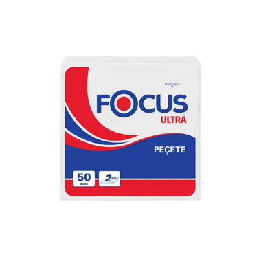 Focus 2 Katlı Ultra Peçete 30x30 (50'li) - Focus