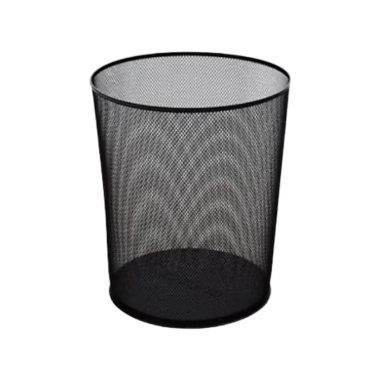 Globox Siyah File Çöp Kovası - 