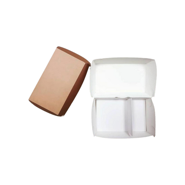 Hamburger Kutusu Kraft Seperatörlü - 