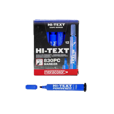 Hitext Markör Mavi Kesik Uç Kalem - Hitext