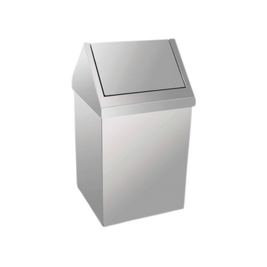 Krom Açık Çatı Kapaklı Çöp Kovası (54 Litre) - Palex