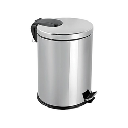 Krom Pedallı Çöp Kovası (12 Litre) - 