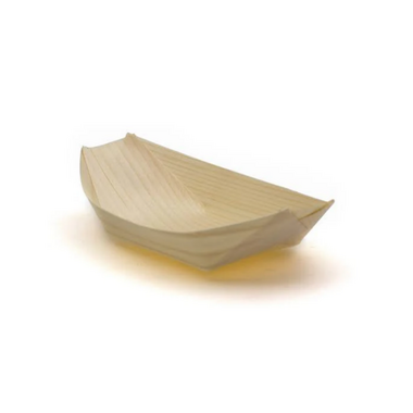 Kullan at Tahta Kayık Tabak 21,5 cm - 