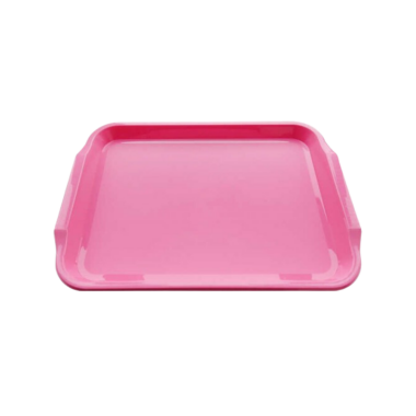 Pembe Renk Plastik Tepsi 23x31 - 