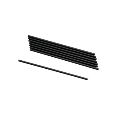 Siyah Jelatinsiz Düz Frozen Pipet 100'lü - 