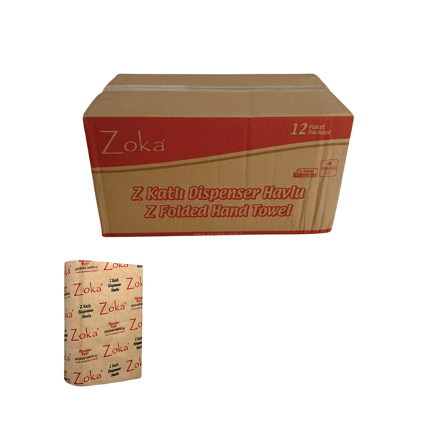 Zoka Z Katlı Dispenser Havlu 20x22 cm (100'lü) - 1